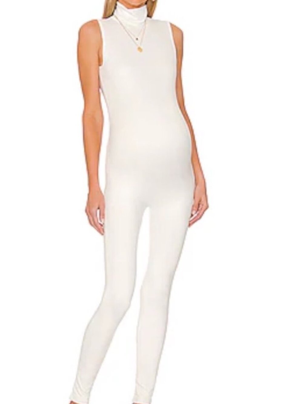 Bumpsuit Maternity The Stevie Maternity Unitard Sleeveless Jumpsuit With Drape N